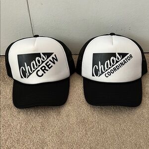 Trucker Hat Set - “Chaos Crew” & “Chaos Coordinator”